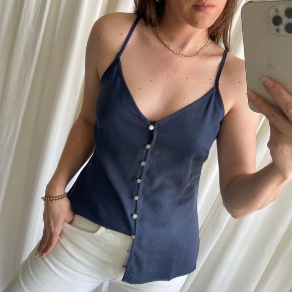 LAST M • CAMI TOP — In Navy - Picture 5 of 8